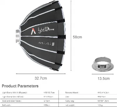 Aputure Light Dome Mini – 3